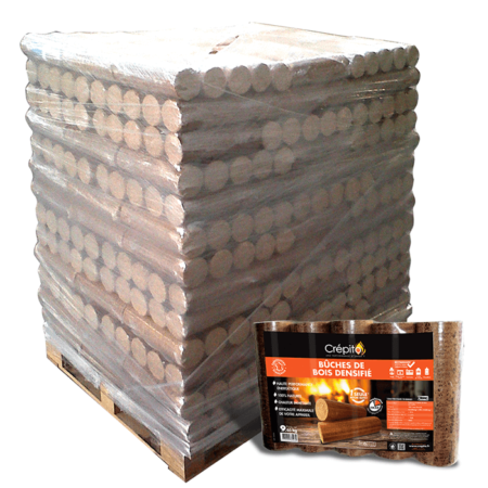 Bûches densifiées Crépito