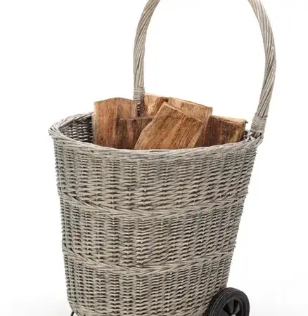 Chariot à bûches gris DIXNEUF Exo